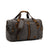 Canvas Travel Duffle Bag Full Grain Leather With Canvas Holdall Luggage Canvas Overnight Bag RockCow Leather Studio