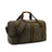 Canvas Travel Duffle Bag Full Grain Leather With Canvas Holdall Luggage Canvas Overnight Bag RockCow Leather Studio