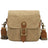 Canvas With Leather Camera Bag Waxed Canvas DSLR Camera Bag Waterproof Vintage Crossbody Messenger Bag QSMK-67 RockCow Leather Studio