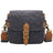 Canvas With Leather Camera Bag Waxed Canvas DSLR Camera Bag Waterproof Vintage Crossbody Messenger Bag QSMK-67 RockCow Leather Studio