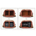 Canvas With Leather Camera Bag Waxed Canvas DSLR Camera Bag Waterproof Vintage Crossbody Messenger Bag QSMK-67 RockCow Leather Studio