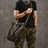 Canvas Men Tote Bag Camouflage Shoulder Bag Vintage Men Messenger Bag ESS399 RockCow Leather Studio