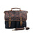 Classic Canvas Messenger Bag Vintage Minimalist Shoulder Bag for All-Purpose Use Unisex Satchel Bag RockCow Leather Studio