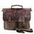 Classic Canvas Messenger Bag Vintage Minimalist Shoulder Bag for All-Purpose Use Unisex Satchel Bag RockCow Leather Studio