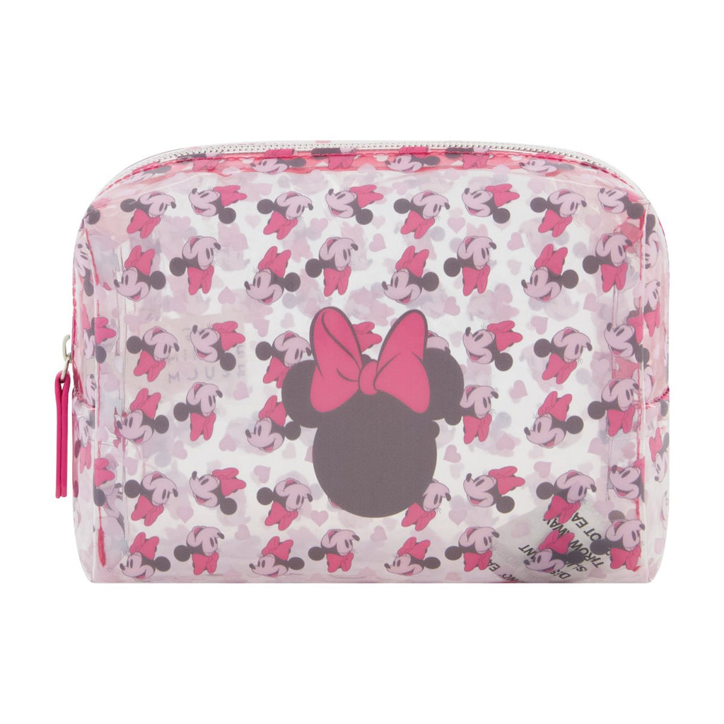 Disney Minnie Mouse Rectangular Clear Cosmetic Bag Ful Luggage