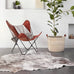 The Cognac Vintage Butterfly Chair Classy Leather Bags
