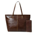 Kim & Blair Combo -  Dark Brown Classy Leather Bags