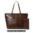 Kim & Blair Combo -  Dark Brown Classy Leather Bags