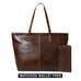 Kim & Blair Combo -  Dark Brown Classy Leather Bags