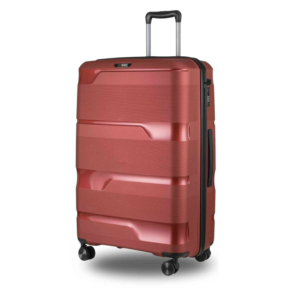 28-inch Red Hardcase Roller Luggage Sole Premise