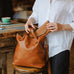 Craft & Forge Leather Tote Mission Mercantile Leather Goods