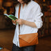 Craft & Forge Leather Crossbody Bag Mission Mercantile Leather Goods