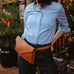 Craft & Forge Leather Crossbody Bag Mission Mercantile Leather Goods