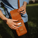 Craft & Forge Leather Phone Pouch Mission Mercantile Leather Goods