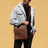 Crazy Horse Leather Bags For Men Handmade Leather Messenger Bags Retro Leather Shoulder Bags For Men RockCow Leather Studio