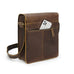 Crazy Horse Leather Bags For Men Handmade Leather Messenger Bags Retro Leather Shoulder Bags For Men RockCow Leather Studio