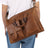 Crazy Horse Leather Briefcase Retro Tote Bag Handmade Shoulder Messenger Bag RockCow Leather Studio