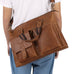 Crazy Horse Leather Briefcase Retro Tote Bag Handmade Shoulder Messenger Bag RockCow Leather Studio