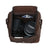 Crazy Horse Leather Camera Shoulder Bag Full Grain Leather Crossbody DSLR Camera Bag Mens Messenger Bag RockCow Leather Studio