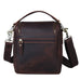Crazy Horse Leather Camera Shoulder Bag Full Grain Leather Crossbody DSLR Camera Bag Mens Messenger Bag RockCow Leather Studio