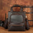Crazy Horse Leather Shoulder Bag For Mens Leather Handbag Leather Tote Retro Leather Crossbody Bag RockCow Leather Studio