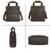 Crazy Horse Leather Shoulder Bag For Mens Leather Handbag Leather Tote Retro Leather Crossbody Bag RockCow Leather Studio