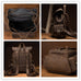 Crazy Horse Leather Backpack Retro Travel Backpack Unisex Laptop Backpack RockCow Leather Studio
