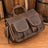 Crazy Horse Leather Briefcase Large Capacity Tote Bag Men Shoulder Bag Messenger Bag RockCow Leather Studio