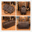 Crazy Horse Leather Briefcase Large Capacity Tote Bag Men Shoulder Bag Messenger Bag RockCow Leather Studio