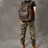 Crazy Horse Leather Men Backpack Vintage Laptop Backpack Travel Backpack ESS468 RockCow Leather Studio