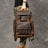 Crazy Horse Leather Men Backpack Vintage Laptop Backpack Travel Backpack ESS468 RockCow Leather Studio