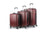 Mirage Danae Abs Hard Shell Lightweight 360 Dual Spinning Wheels Combo Lock 3 Piece Luggage Set