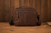 Crazy Horse Leather Crossbody Bag for Men, Premium Casual Commuter Shoulder Bag, Multifunctional Horizontal Men's Bag RockCow Leather Studio