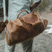 The Dagny Weekender | Large Leather Duffle Bag STEEL HORSE LEATHER