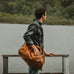 The Dagny Weekender | Large Leather Duffle Bag STEEL HORSE LEATHER