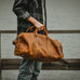 The Dagny Weekender | Large Leather Duffle Bag STEEL HORSE LEATHER