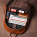 Designer Laptop Backpack for Men Full Grain Leather Backpack for Work RockCow Leather Studio