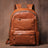 Designer Laptop Backpack for Men Full Grain Leather Backpack for Work RockCow Leather Studio