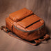Designer Laptop Backpack for Men Full Grain Leather Backpack for Work RockCow Leather Studio