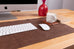 Natural Leather Desk Mat (37 cm x 80 cm) Mizuri Leather