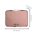 Large Packing Cube, Double Sided, Pink/Blush Bag-all