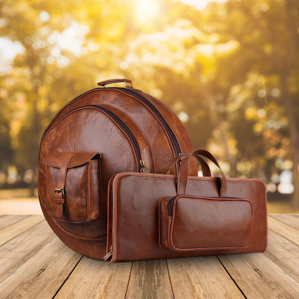 Premium Drummer's Combo Classy Leather Bags