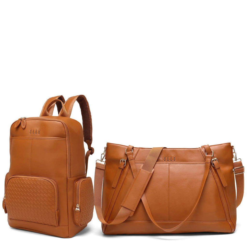 Leisure Luxe 2 Piece Weekender & Backpack Set Travellty