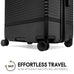 Belleville 3 Piece Expandable Retro Luggage Set Travellty