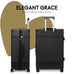 Belleville 3 Piece Expandable Retro Luggage Set Travellty