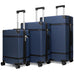 Belleville 3 Piece Expandable Retro Luggage Set Travellty