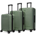 Passage 3 Piece Expandable Retro Luggage Set Travellty