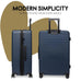 Passage 3 Piece Expandable Retro Luggage Set Travellty