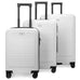 Passage 3 Piece Expandable Retro Luggage Set Travellty