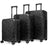 Wayfarer 3 Piece Expandable Monogram Luggage Set Travellty